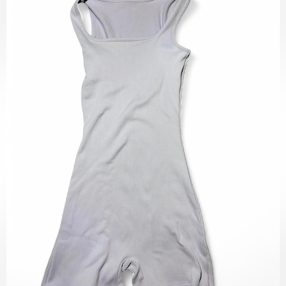 Women's lavender Ribbed Bodysuit
